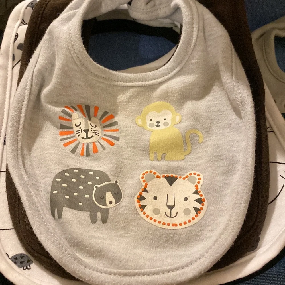 6 Baby Bibs